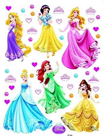 AG Design Naklejki na ścianę DK 1760 Disney Princess DK 1760