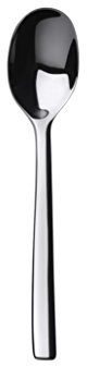 Alessi reb09/9 Mokka owalna łyżka  polerowana stal nierdzewna 18/10, błyszczący, 6 jednostek REB09/9