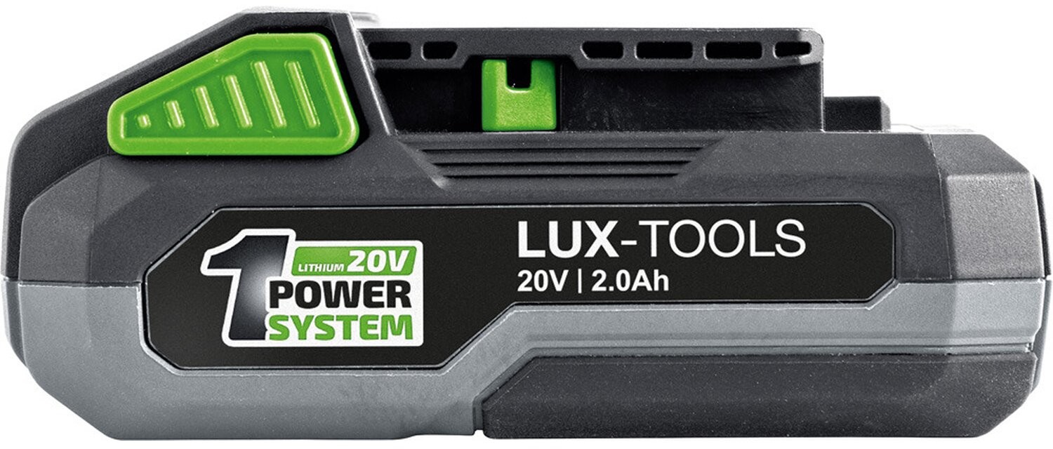 LUX-TOOLS LUX-Tools Zestaw startowy akumulator 20V 2Ah + ładowarka