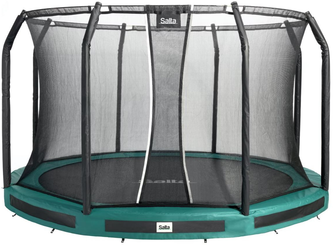 Trampolina Premium Ground Combo 427cm zielona