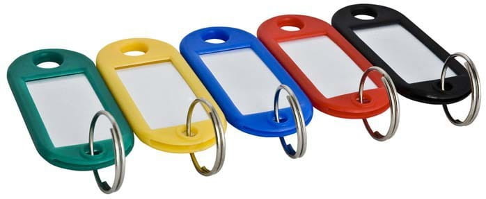 UNIMET ZAWIESZKI DO KLUCZY 311020 JASNOŻÓŁTE KOL K311020 [6695409]