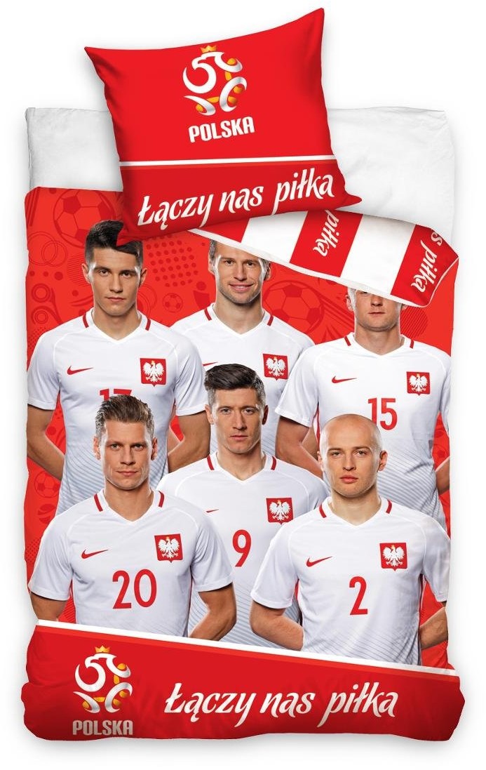 Carbotex Pościel Reprezentacja Polski PZPN 160x200 cm, 2-częściowa