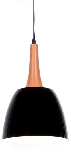 Lumina Deco Deco NOWOCZESNA SKANDYNAWSKA LAMPA WISZĄCA CZARNA DERBY LDP 7901 (BK)