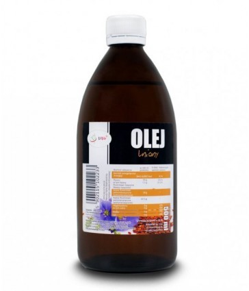 VIVIO olej lniany zimnotłoczony 500ml