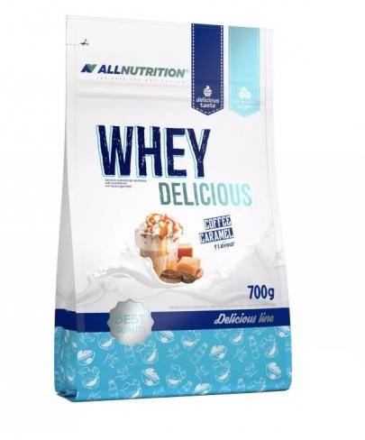 SFD S.A. Allnutrition Whey Delicious odżywka białkowa smak kawa-karmel 700 g 3717541