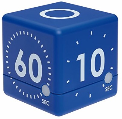 TFA Dostmann Digitaler kostka-timer, tworzywo sztuczne, niebieski, 6 x 6 x 6 cm 38.2036.06