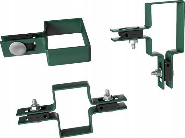 Obejma Montażowa Narożna 60*40MM Szara
