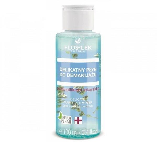 Floslek Delikatny płyn do demakijażu oczu ze świetlikiem lekarskim 100ml 94794-uniw