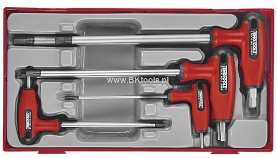 TENG TOOLS Zestaw kluczy trzpieniowych sześciokątnych 245800107 TTHEX7s