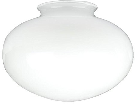 Westinghouse Lighting 8705140 klosz lampy 6,8 cm wykonana z satynowanego szkła, muchomor kształt, biały, 17.4 x 17.4 x 12.5 cm 8705140