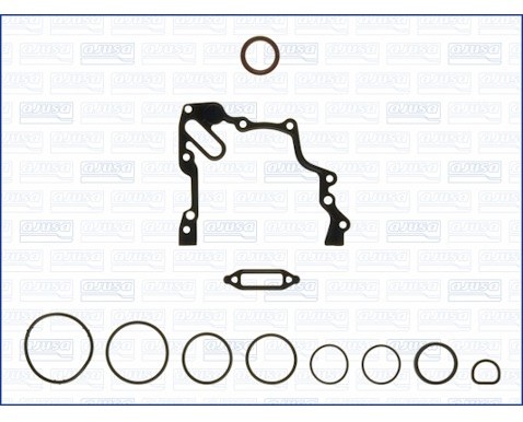 AJUSA Zestaw uszczelek, skrzynia korbowa 54136200