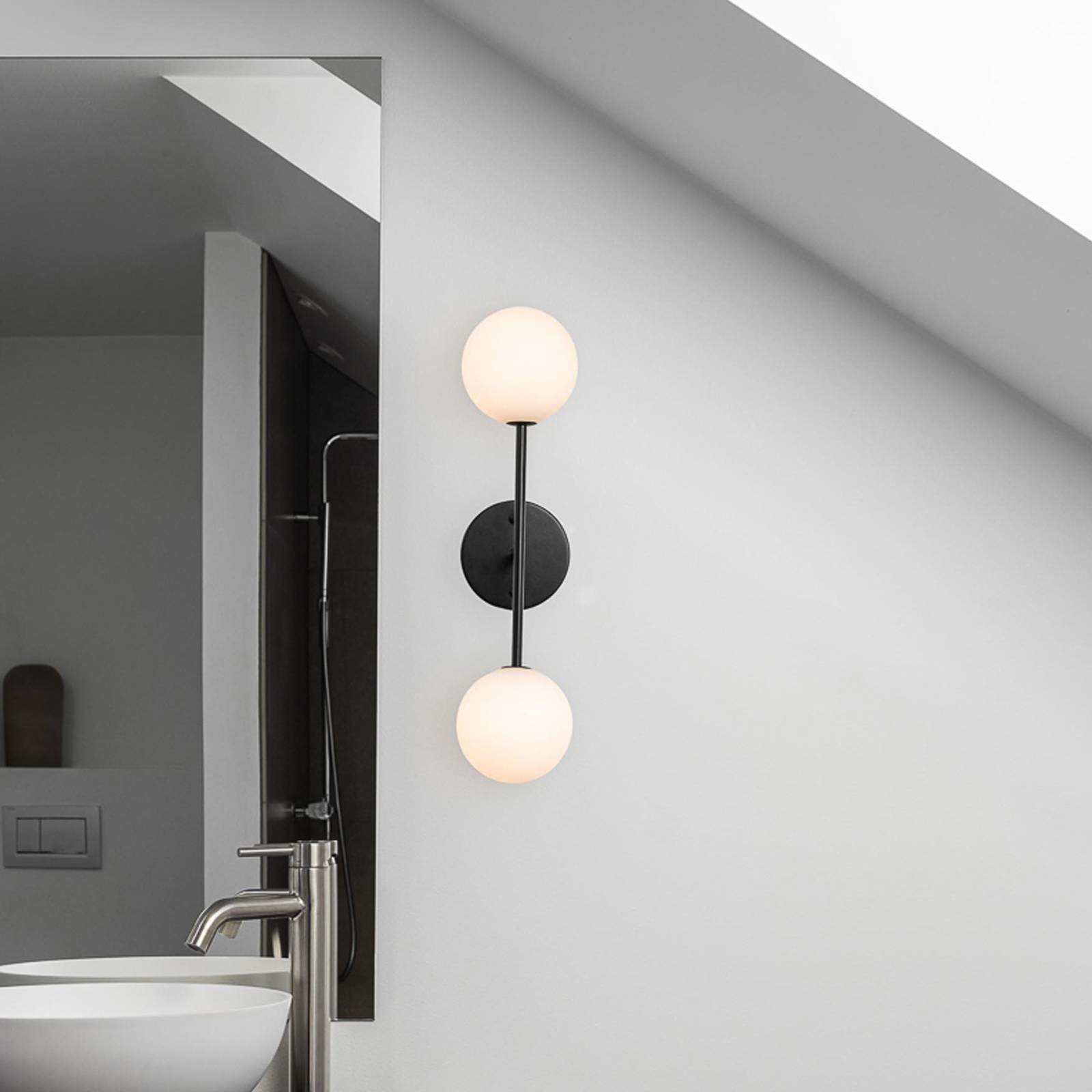Sigma PR Home PR Home D kinkiet LED 2-pkt. czarny/opalowy
