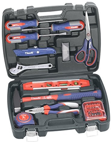 kwb 370720 skrzynka narzędziowa z tworzywa sztucznego  40-elementowa zawartość, idealna do prac w domu