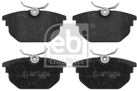 FEBI Zestaw klocków hamulcowych, hamulce tarczowe FEBI 16172