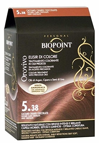 BIOPOINT biopoint orovivo 5.38 castano CHIARO Cioccolato produktów do pielęgnacji włosów BIP00123