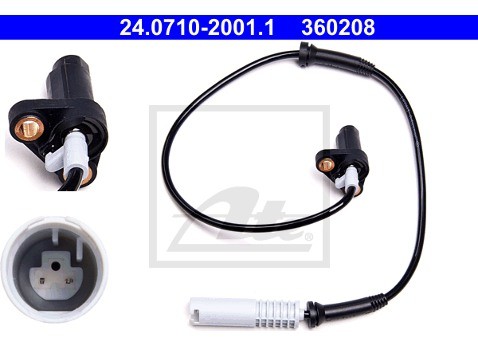 ATE Czujnik, prędkość obrotowa koła 24.0710-2001.1