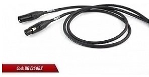 PROEL BRV250LU6BK Kabel mikrofonowy XLR F - XLR M 6m BRV250LU6BK