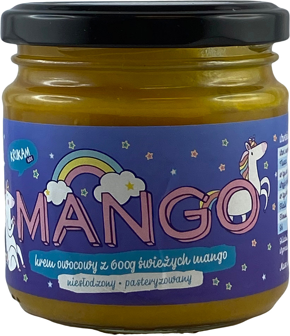 KruKam Krem owocowy 100% Mango 190g