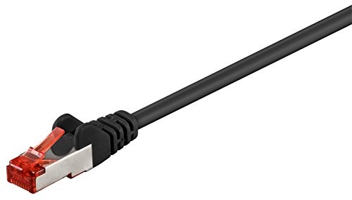 Goobay Cat przewód, 0,25m, czarny 92743
