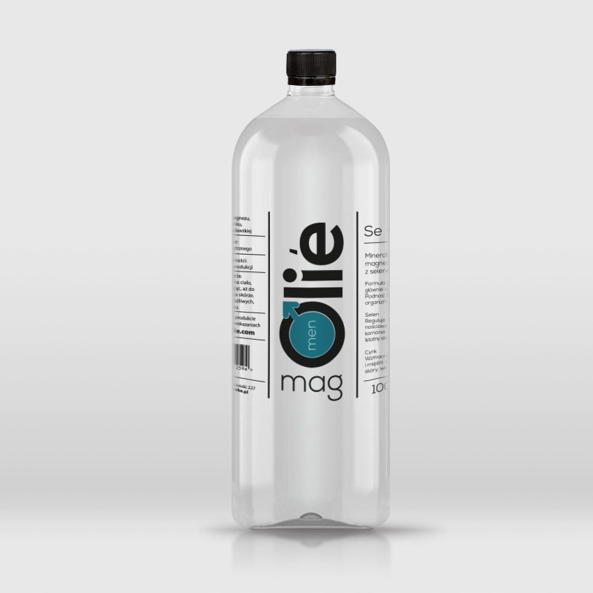 Oliwka Magnezowa 32% z Cynkiem i Selenem. 1000 ml