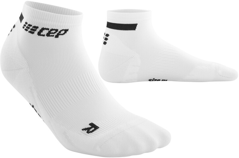 CEP The Run Low Cut Socks Men, biały III | EU 39-42 2022 Skarpetki kompresyjne WP3A0R2