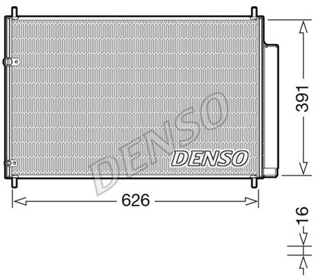 DENSO Skraplacz, klimatyzacja DCN50041