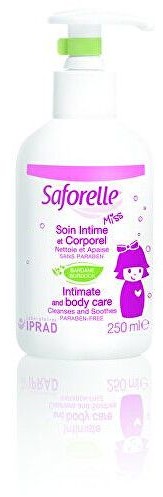 Intima Saforelle Miss te and Body Care ) 250 ml oczyszczająca pielęgnacja do higieny intymnej dziewcząt