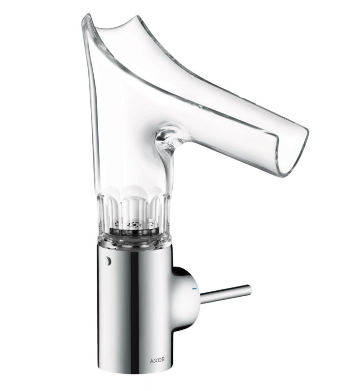 Hansgrohe Starck V Bateria umywalkowa szklana chrom 12123000