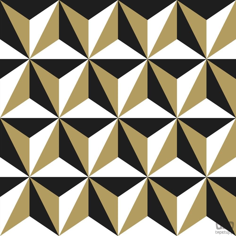 Esta Home Black & White with a splash of gold 139118 tapeta ścienna 139118