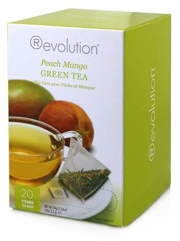 Revolution Herbata Revolution Peach Mango Green Tea 20 torebek