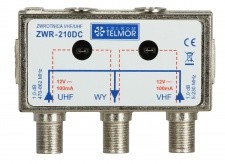 TELMOR TELKOM ZWROTNICA ANTENOWA ZWR-210DC FM-VHF/UHF ZWR-210DC