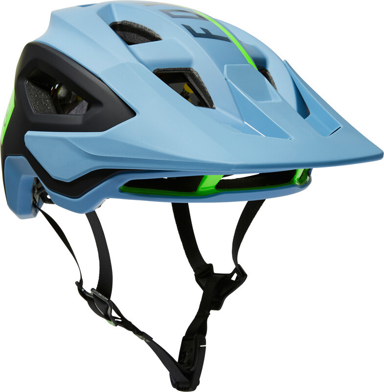 Fox Speedframe Pro Blocked Helmet Men, niebieski M | 55-59cm 2022 Kaski MTB 29414-157-L