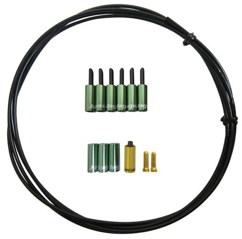 Jagwire zaślepki zestaw, wodoszczelna, uniwersalny Pro, zielony, 4 mm JA76
