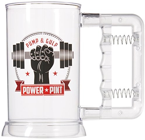 Thumbs Up HT-powerpnt kufel do piwa  Power pint (560ml), szkło, transparentny, 10 x 9 x 15 cm HT-POWERPNT
