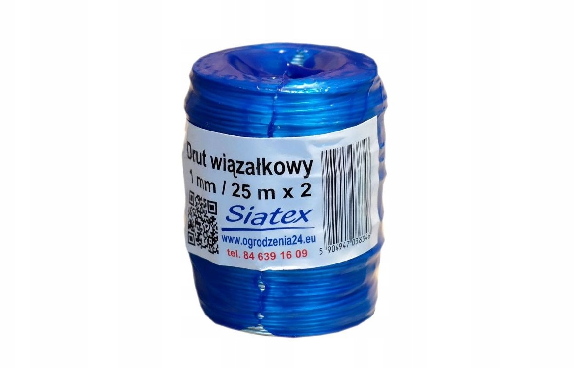 Drut wiązałkowy - 1 mm / 25 m x 2 - siatka leśna