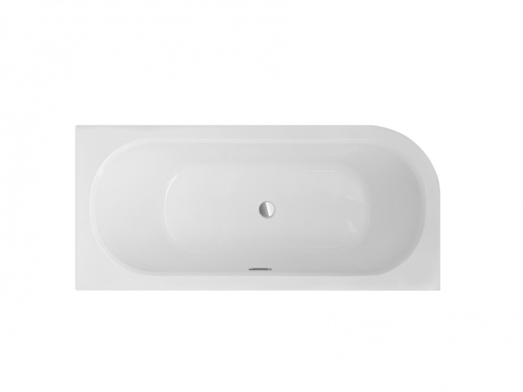 Besco PMD Avita Slim+ Wanna narożna 180x80 cm lewa biała WAV-180-NLP
