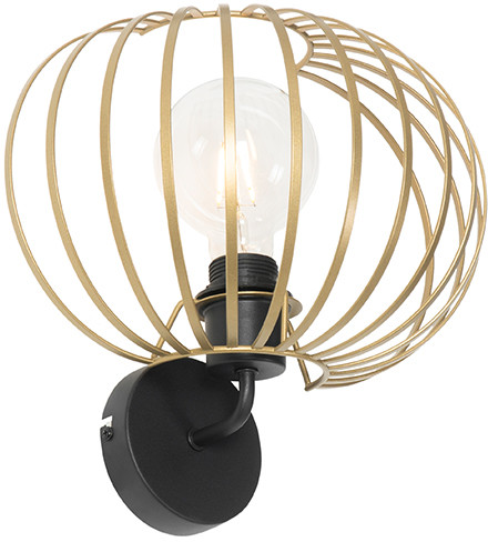 QAZQA Design wandlamp goud 30 cm - Johanna 103623