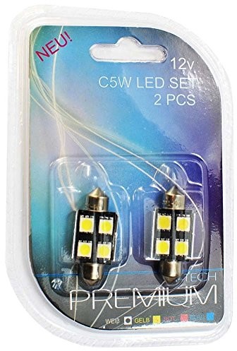 M-Tech Tech lb328 W źródeł światła LED 12 V C5 W  SV8.5 LB328W