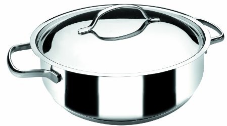 Lacor 32628 patelnia z pokrywą 28 cm Basic 32628