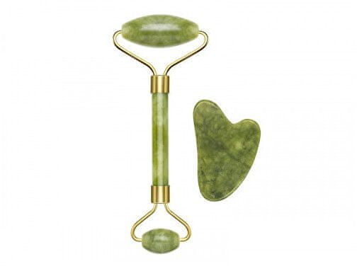 Beper Jadeitowy masażwalec & Kamień do masażu Gua Sha C301ABE101