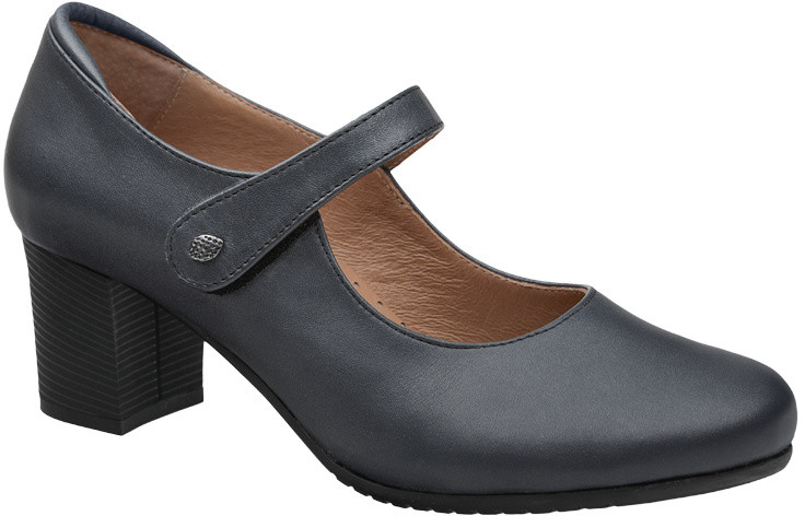 Axel Czółenka Comfort 1762 Marine Gold na rzepy Haluksy 22320