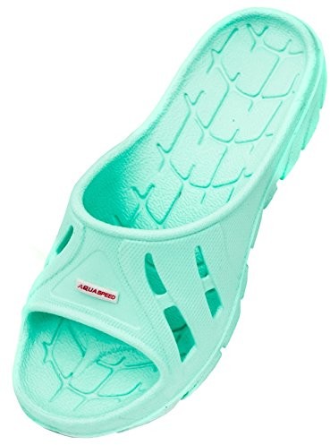 Aqua Speed sandały huhe badelatschen buty dla dzieci i dorosłych Alabama basenów, kolor: miętowa zieleń, rozmiar: 28 5908217659712