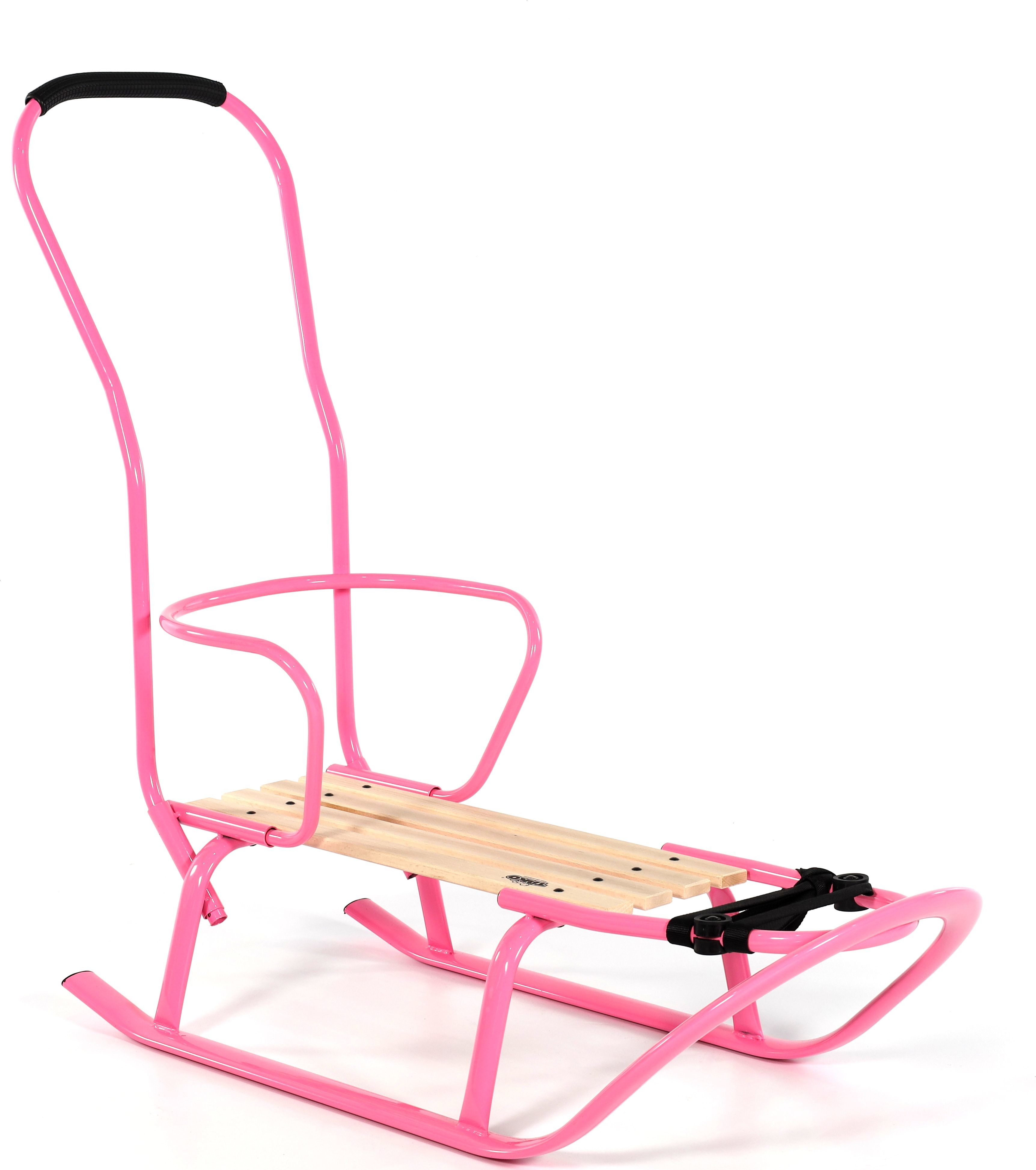 TAKO Sanki z pchaczem Linea Fluo pink 01 GAWO-70947