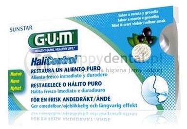 Sunstar GUM Butler HaliControl 10szt. (3060) - tabletki do ssania zwalczające nieświeży oddech (halitozę)