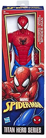 Hasbro Spiderman Marvel Spiderman - figurka Spiderman Titan Power 30 cm, posortowany model, 1 sztuka Hero Series, E2324EU4) E2324EU4