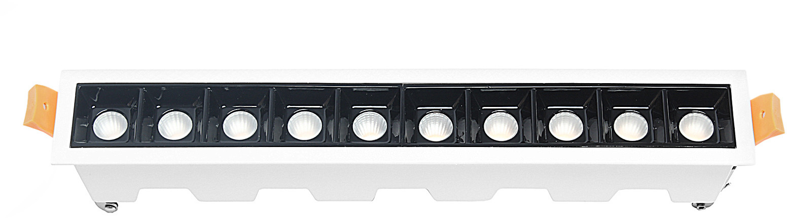 Decorativi Lampa liniowa LED wpuszczana podtynkowa 20W 3000K biała 586 Decorativi 586