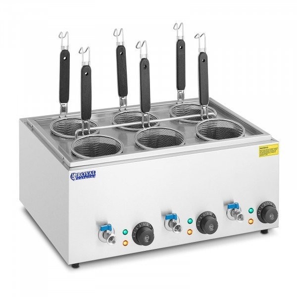 Royal Catering Warnik do makaronu z 6 koszami temp 30-110°C RC-PM006