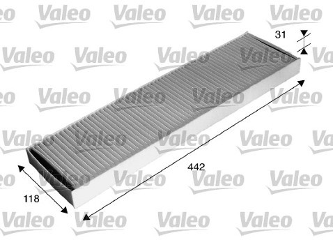 VALEO Filtr, przewietrzanie przestrzeni pasażerskiej 715585