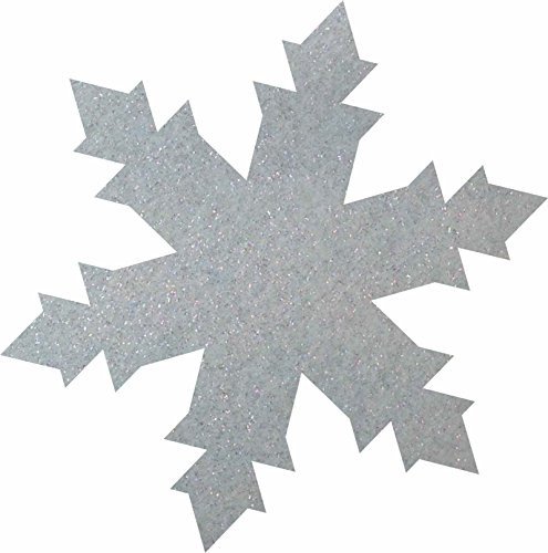 Petra's Bastel News Petra's Bastel-News 50 X 40 MM z kryształków lodu brokat filc kolor dekoracja ściółkowa, Fliz lodów, niebieski, 18 x 12 x 3 cm A-ICFG0304G45