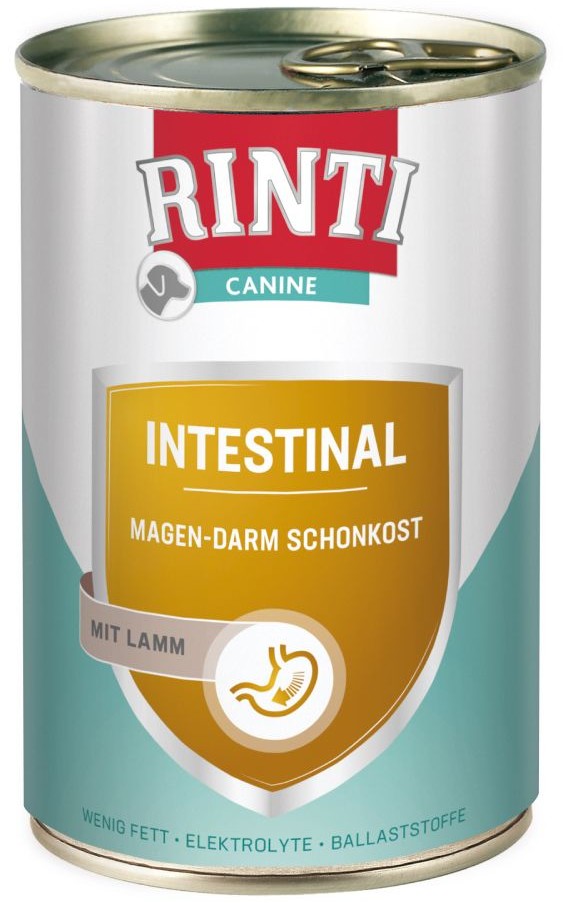 Rinti Canine Intestinal z jagnięciną 6 x 800 g| Dostawa GRATIS od 89 zł + BONUS do pierwszego zamówienia